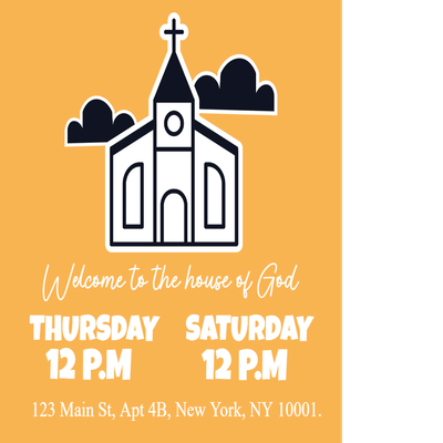 Custom Outdoor Yard Signs Multiple Sizes God Bless You