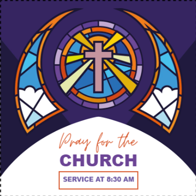 Custom Outdoor Yard Signs Multiple Sizes Pray for the Church