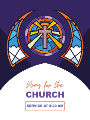Custom Outdoor Yard Signs Multiple Sizes Pray for the Church