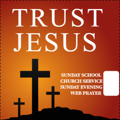 Custom Outdoor Yard Signs Multiple Sizes Trust Jesus