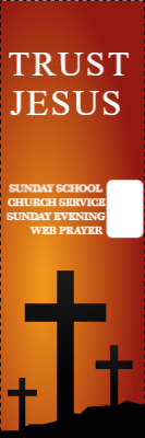 Custom Outdoor Yard Signs Multiple Sizes Trust Jesus