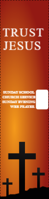 Custom Outdoor Yard Signs Multiple Sizes Trust Jesus