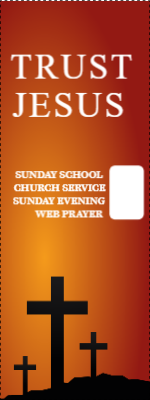 Custom Outdoor Yard Signs Multiple Sizes Trust Jesus