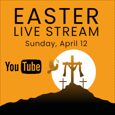 Custom Outdoor Yard Signs Multiple Sizes Easter Live Stream