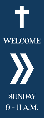 Custom Outdoor Yard Signs Multiple Welcome Sunday Service