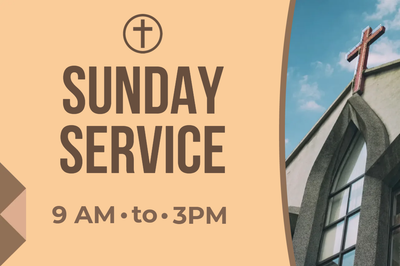 Custom Outdoor Yard Signs Multiple Sizes Sunday Service