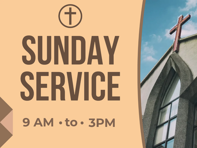 Custom Outdoor Yard Signs Multiple Sizes Sunday Service