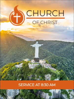 Custom Outdoor Yard Signs Multiple Sizes Church of Christ