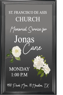 Custom Outdoor Yard Signs Multiple Sizes Holy Week