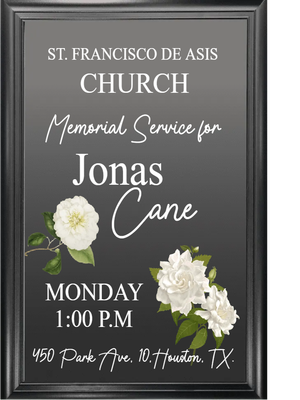 Custom Outdoor Yard Signs Multiple Sizes Holy Week