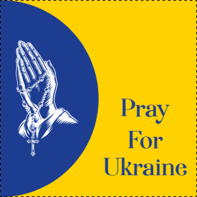Custom Outdoor Yard Signs Multiple Sizes Pray For Ukraine