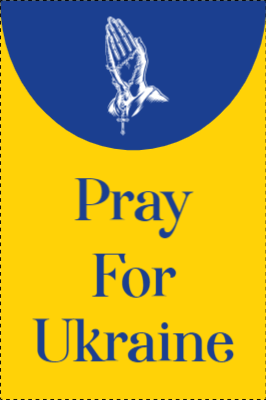 Custom Outdoor Yard Signs Multiple Sizes Pray For Ukraine