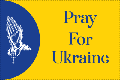Custom Outdoor Yard Signs Multiple Sizes Pray For Ukraine