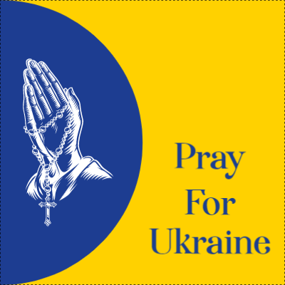 Custom Outdoor Yard Signs Multiple Sizes Pray For Ukraine