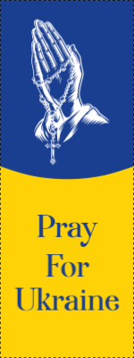Custom Outdoor Yard Signs Multiple Sizes Pray For Ukraine
