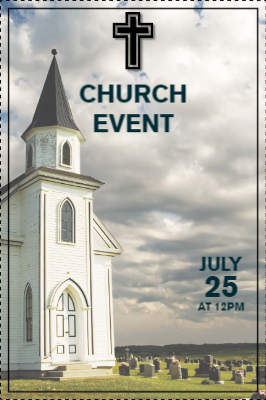 Custom Outdoor Yard Signs Multiple Sizes Church Event