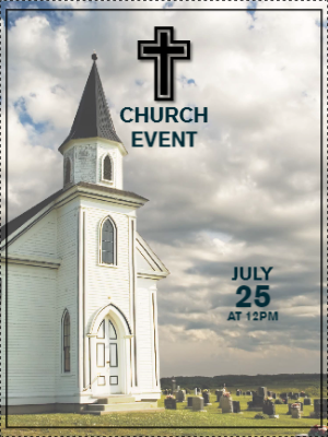 Custom Outdoor Yard Signs Multiple Sizes Church Event