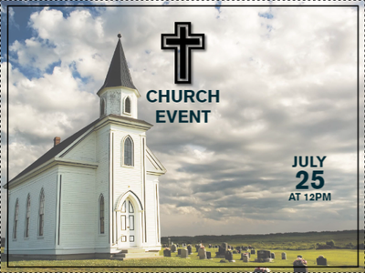 Custom Outdoor Yard Signs Multiple Sizes Church Event
