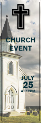 Custom Outdoor Yard Signs Multiple Sizes Church Event