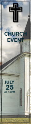 Custom Outdoor Yard Signs Multiple Sizes Church Event