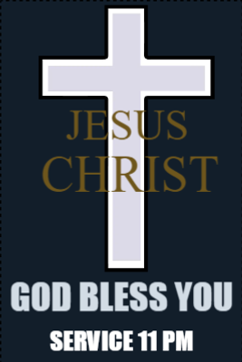 Custom Outdoor Yard Signs Multiple Sizes Jesus Christ