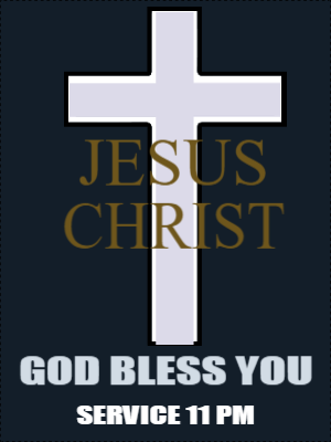 Custom Outdoor Yard Signs Multiple Sizes Jesus Christ