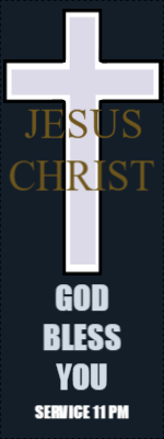 Custom Outdoor Yard Signs Multiple Sizes Jesus Christ