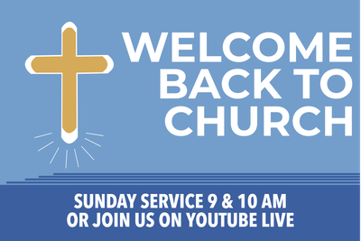 Custom Outdoor Yard Signs Multiple Sizes Welcome Back To Church