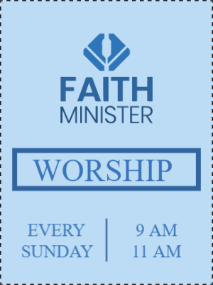 Custom Outdoor Yard Signs Multiple Sizes Faith Minister
