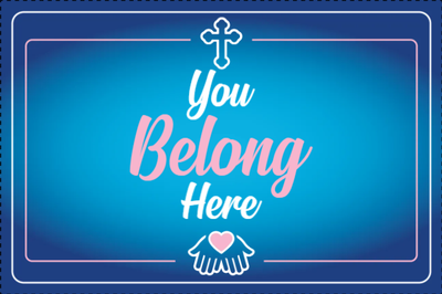 Custom Outdoor Yard Signs Multiple Sizes You Belong Here