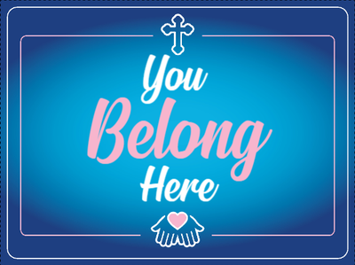 Custom Outdoor Yard Signs Multiple Sizes You Belong Here