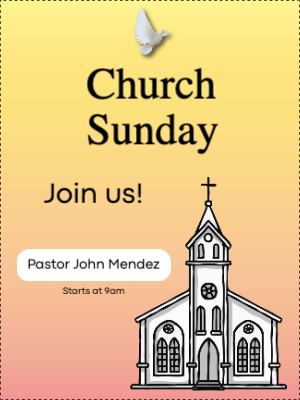 Custom Outdoor Yard Signs Multiple Sizes Church Sunday