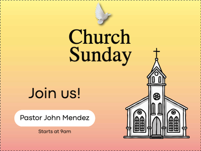 Custom Outdoor Yard Signs Multiple Sizes Church Sunday