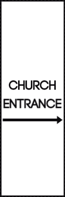 Custom Outdoor Yard Signs Multiple Sizes Church Entrance
