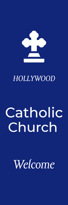 Custom Outdoor Yard Signs Multiple Sizes Catholic Church
