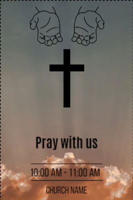Custom Outdoor Yard Signs Multiple Sizes Pray With Us