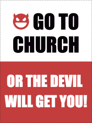 Custom Outdoor Yard Signs Multiple Sizes Go To Church
