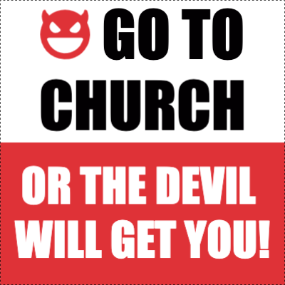 Custom Outdoor Yard Signs Multiple Sizes Go To Church