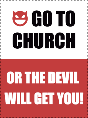 Custom Outdoor Yard Signs Multiple Sizes Go To Church