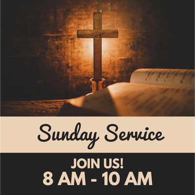 Custom Outdoor Yard Signs Multiple Sizes Sunday Service