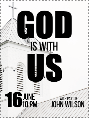 Custom Outdoor Yard Signs Multiple Sizes God Is With Us
