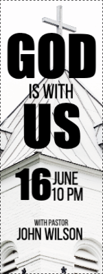 Custom Outdoor Yard Signs Multiple Sizes God Is With Us