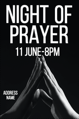 Custom Outdoor Yard Signs Multiple Sizes Night of Prayer