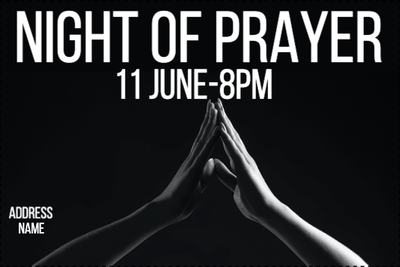 Custom Outdoor Yard Signs Multiple Sizes Night of Prayer