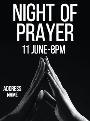 Custom Outdoor Yard Signs Multiple Sizes Night of Prayer