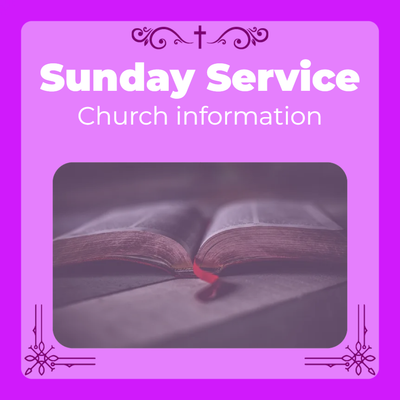 Custom Outdoor Yard Signs Multiple Sizes Church Sunday Service