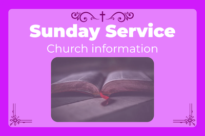 Custom Outdoor Yard Signs Multiple Sizes Church Sunday Service