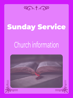 Custom Outdoor Yard Signs Multiple Sizes Church Sunday Service