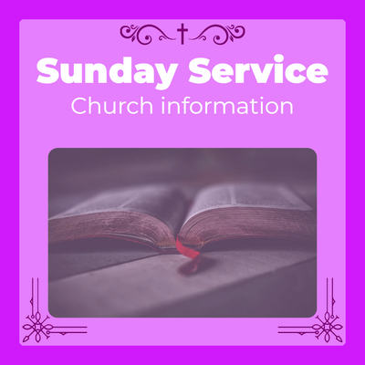 Custom Outdoor Yard Signs Multiple Sizes Church Sunday Service