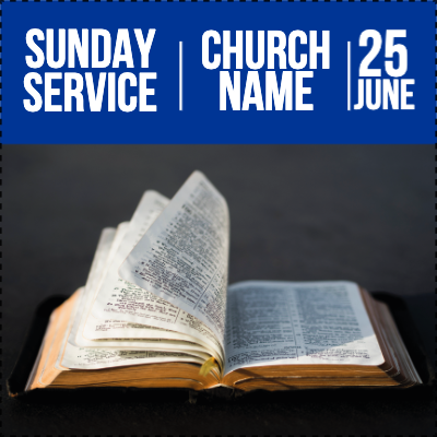 Custom Outdoor Yard Signs Multiple Sizes Open Bible